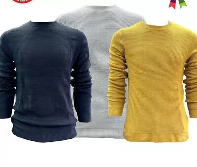 Mens Very High Quality  LC WAIKIKI Full Sleeve Casual Jumper Crew Neck Sweater • £7.99