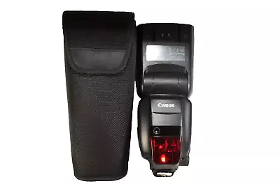 Canon SPEEDLITE 600EX-RT Flash With Pouch • $329