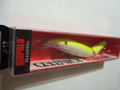 1 Rapala Jointed Minnow Lure J13 SFC Silver Fluorescent Chartreuse NIP • $9.99