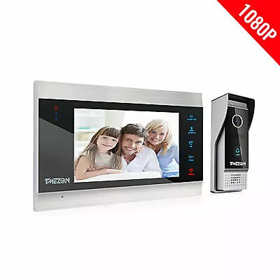 TMEZON Wired Video HD Doorbell Door Phone Intercom Sytem 7  LCD Monitor Refur • $123.99