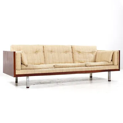 Milo Baughman Style Jydsk Mobelfabrik Mid Century Danish Rosewood Case Sofa • $5595