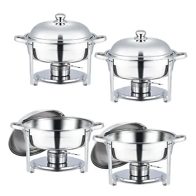 2/4 Pcs × 5L/9L Chafing Dish Set Bain Marie Buffet Servers Food Warmer W Lids • $159.99