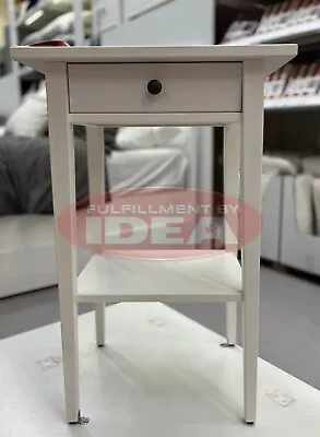 Brand New IKEA HEMNES White Stained Nightstand 18 1/8x13 3/4   202.004.56 • $94.78