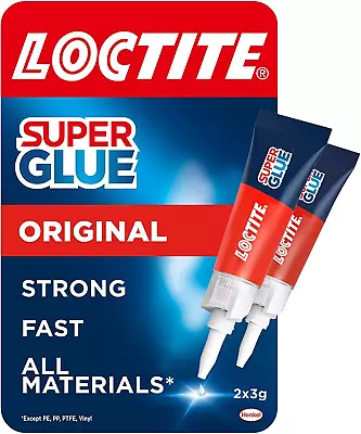 Super GlueStrong All PurposeVarious MaterialsEasy Use-Instant Effect 2 X 3G • £9.99