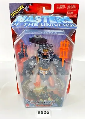 Masters Of The Universe 200x   BATTLE ARMOR HE-MAN   6” Figure MOTU 2002 NEW MIB • $39.99