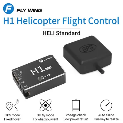 FLY Wing H1 RC GPS Flight Control 6CH Flybarless Gyro System For FW450 FW400L • $185.97