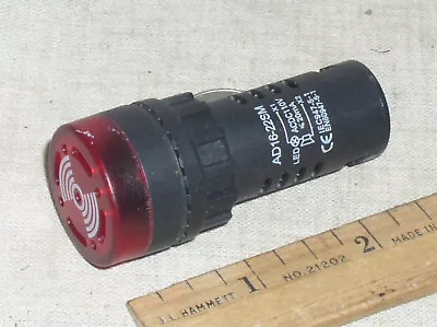 $7.99 • Buy DANGER RED LED SONALERT 110-120V AC/DC 80dB BUZZER PULSE BEEP FLASH ALERT USA