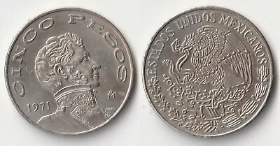 1971 Mexico 5 Pesos Coin • $1.50