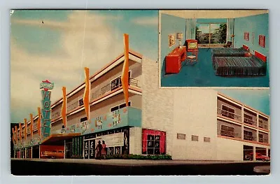Atlantic City NJ-New Jersey The Sorrento Motel Outside Room Vintage Postcard • $7.99
