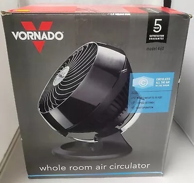 Vornado 460 Small Whole Room Home Air Circulator 11.5  Fan Black CR1-0253-06 • $42.70