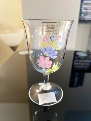Laura Ashley Small Wine Glasses. Hand Painted. Set Of 6 Glasses • £30