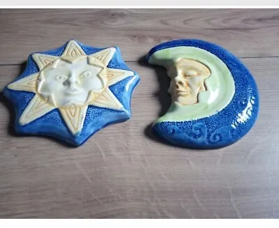 Sun & Moon Plaque - Pagan Nature Fertility Housewares Ornaments British Magical • £19.99