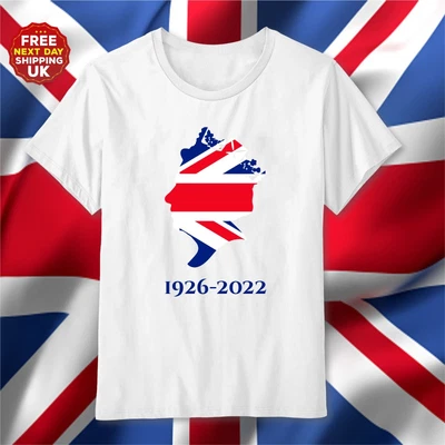 £9.99 • Buy Queen Elizabeth II Memory Union Jack T Shirt Tribute 2022 Legacy Monarch  Flag T
