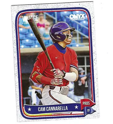Cam Cannarella 2024 Onyx Vintage Baseball Prospect Card • $4.99