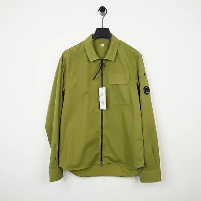 Men's C.P. Company Khaki Green Cotton Gabardine Overshirt 2XL XXL BNWT RRP £310 • £175