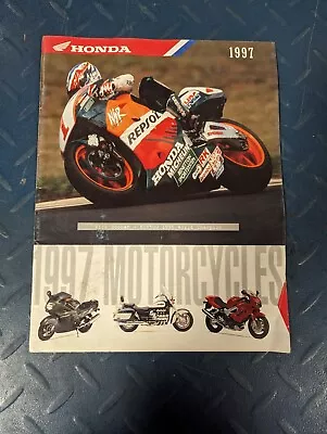 Honda 1997 Motorcycles Line Up Brochure Mick Doohan Front Cover • $50.62