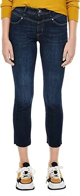 S.Oliver Betsy Slim Fit Ankle Stretch Jeans Ladies Denim Blue Size 6 UK • $16.05