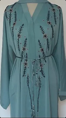 Blue Abaya With Scarf And Belt Included • £35