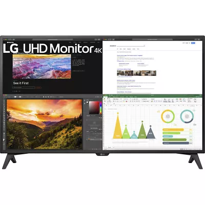 LG 43UN700T-B 43  4K UHD 3840x2160 IPS USB-C HDR 10 Monitor - Open Box • $445.98