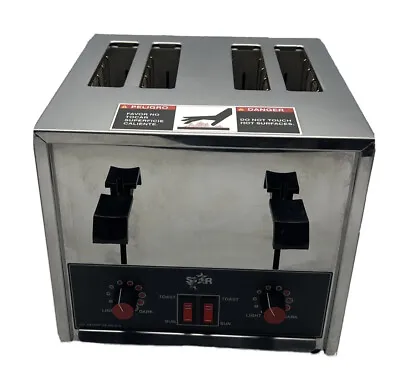 $299 • Buy Commercial Toaster Star ST04 4 Slot Slice 1800 Watts 15 Amps Heavy Duty