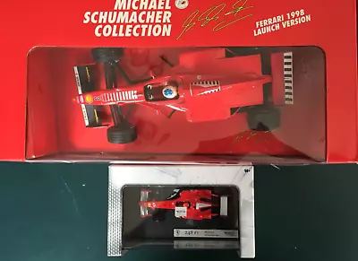 Michael Schumacher Collection F300 1998 / Hot Wheels Ferarri 248 F1  - Mint • £49