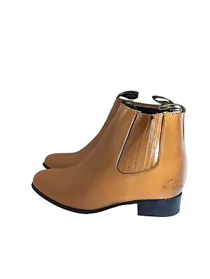 Innovation Tan Leather Charro Engineer Style Ankle Boots Size 26 MX / 9 US • $33.35