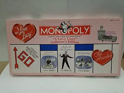 I Love Lucy 50th Anniversary Collectors Edition Monopoly Parker Bros Complete  • $48