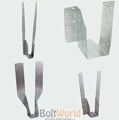 £19.60 • Buy 10 X GALVANISED STEEL TIMBER HANGERS FOR CONNECT JOISTS AND STAIRWELL TRIMMING