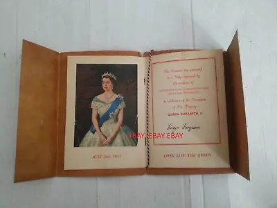 QUEEN ELIZABETH II CORONATION Party Souvenir Portchester Road PORTSMOUTH 1953 • £11.99