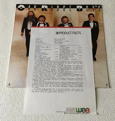 Oak Ridge Boys ~ Step On Out ~ 1985 German 10-track Vinyl Lp + Press Sheet • £11.20