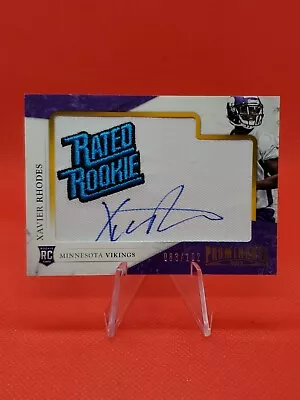 2013 Panini Prominance Xavier Rhodes Autograph Auto Rookie Rc Sp /102 • $14.97