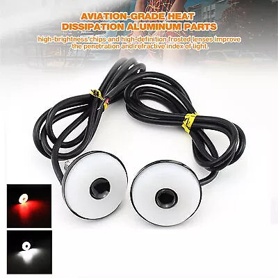 2pcs Motorcycle Strobe Lights Spot Lights LED Strobe Light For Motorcycle Bike • $9.67