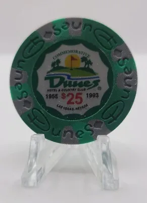 Dunes  Casino Las Vegas Nevada $25 Commemorative Tribute Chip  • $2