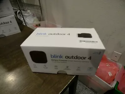 Blink Outdoor 4 4th Gen Wire-free Smart Security Camera Black (B0B1N5HW22) • $44.99