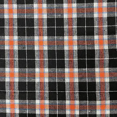 100% Cotton Colour Woven Tartan Plaid Check Traditional Lightweight Fabric • £10.59