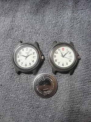 Lot Of Two Victorinox Swiss Army Men's Watches FOR PARTS READ  • $19.95