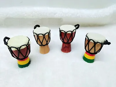 1:6th Scale Dolls House Miniatures Tambourine African Drum Music Accessories • $6.95