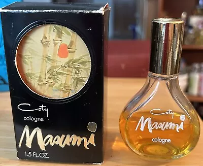 Vintage Masumi Coty 1.5 Oz Bottle Natural Splash Cologne Used • $22.95