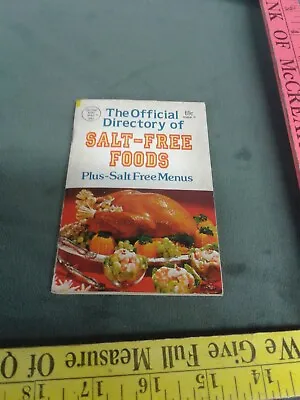 Dictionary Of Salt Free Foods GLOBE MINI MAG BOOKLET #593 • $5.94