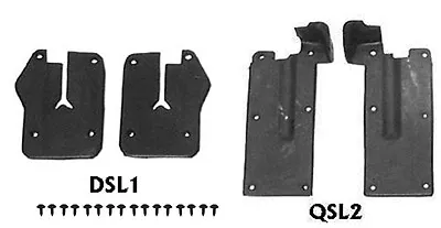 NEW! 1965-1966 Mustang Door And Quarter Post Seals Left & Right 4 Pc Kit Screws • $24.95