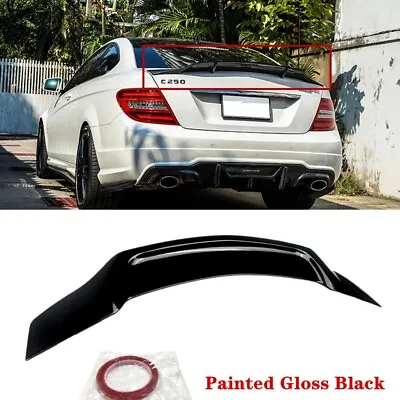 For 08-14 Mercedes Benz W204 C63 Amg Rt Style Rear Trunk Spoiler Duckbill Wing • $58.69