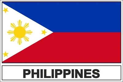 $1.84 • Buy Sticker Flag Rp Philippines