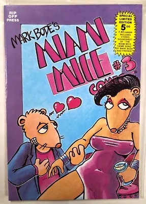 Miami Mice 3 (Rip Off Press 1986) Mark Bode (son Of Vaughn )NEW VF/NM W/record • $4.17