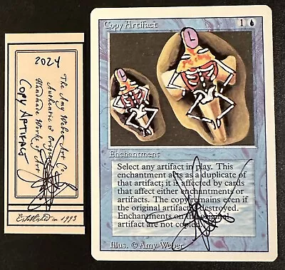 MTG NM WB Copy Artifact Alter Altered Sketch Art Amy WEBER Magic • $248