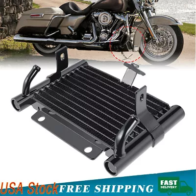 Motorcycle Oil Radiator Cooler For Harley Touring Road King Glide 2017-2023 2024 • $53.69