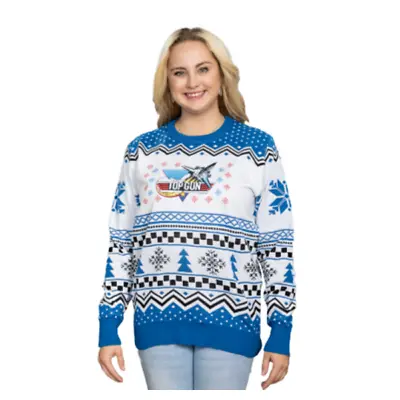 Nintendo Top Gun G Force Video Game Ugly Christmas Sweater Holiday Pullover • $47.95