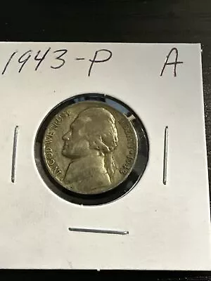 1943 P Jefferson War Nickel Silver Coin A • $1.99