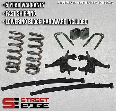 82-04 S-10/S-15 Sonoma Reg Cab 4cyl 2WD 5  Front & 6  Rear Lowering Kit • $634.46