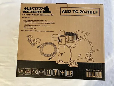 Pro Master Airbrush Compressor Set ABD TC-20 HBLF • $104.95