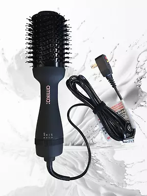 Amika Hair Blow Dryer Brush Round Brush & Dryer 2 In 1 New • $40.86